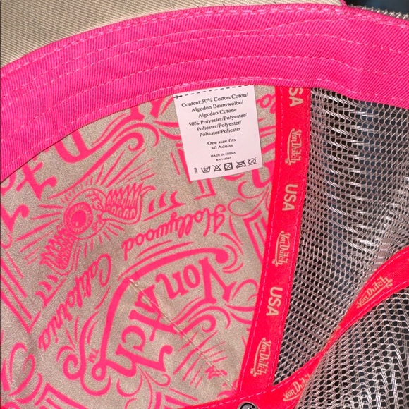 VON DUTCH VIBRANT PINK CLASSIC TRUCKER HAT - BRAND NEW & UNWORN 🩷 - Picture 6 of 10